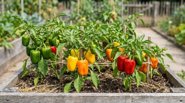 Wie weit auseinander Paprika pflanzen